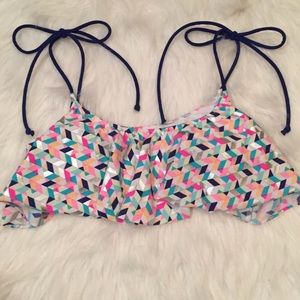 Victoria’s Secret PINK Flounce Bikini Swim Top